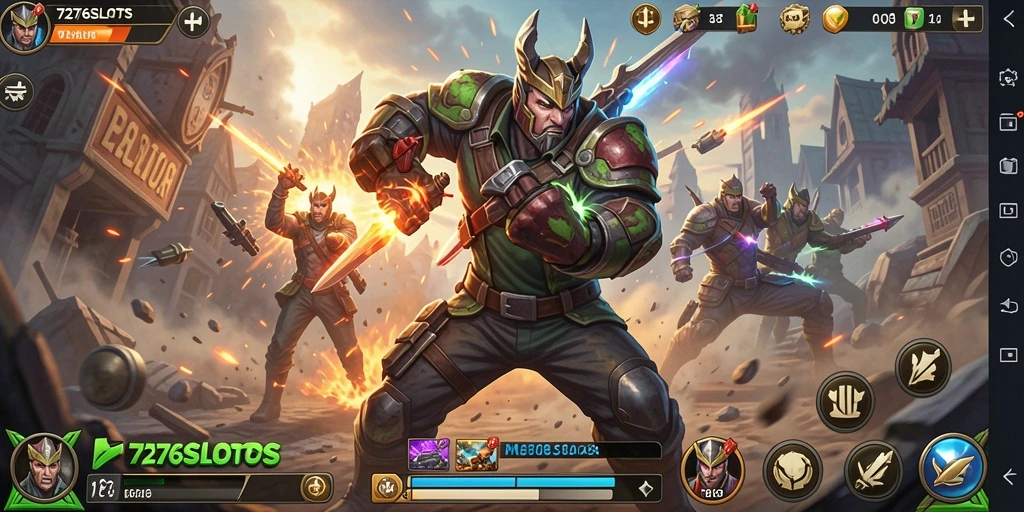 Tampilan gameplay seru dan mendebarkan di 7276SLOTS