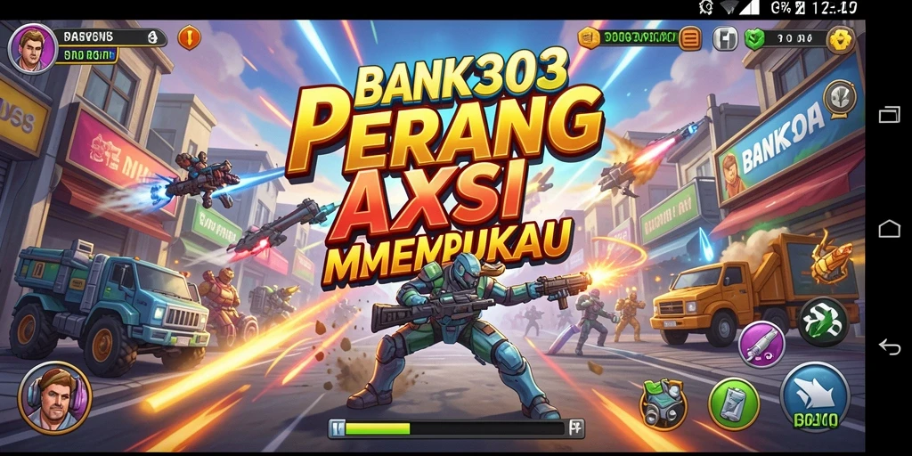 Tampilan utama BANK303 dengan aksi bertempur yang intens.