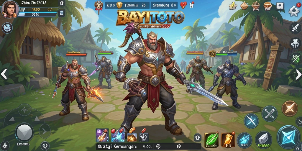 Tangkapan layar menunjukkan aksi seru dalam gameplay SLG BAYITOTO.