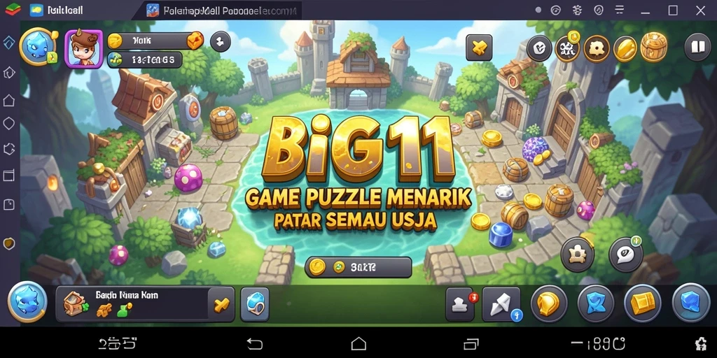 Screenshot gameplay <strong>BIG11</strong> menampilkan tantangan puzzle yang mendebarkan.