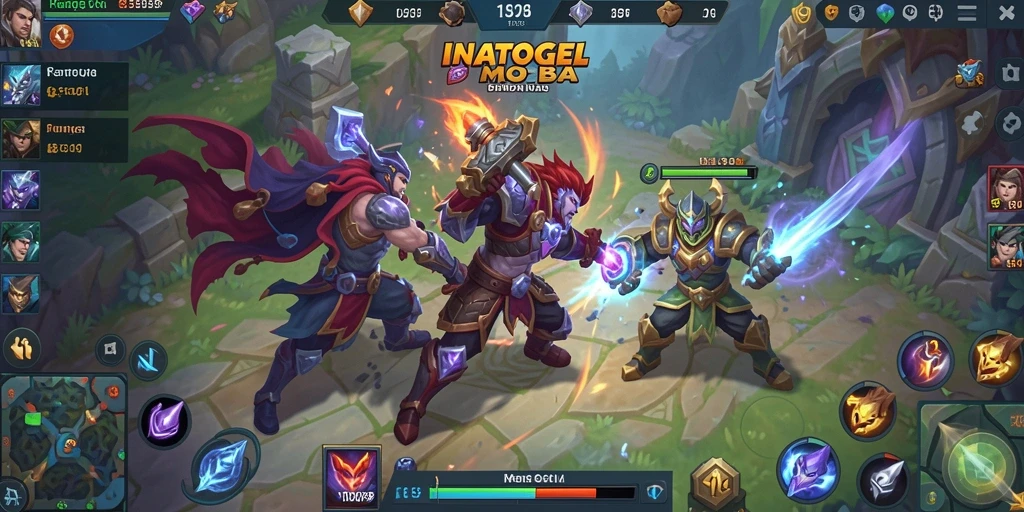 Gameplay seru dalam pertarungan tim di INATOGEL.