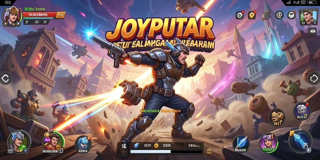 Tampilan gameplay seru dari JOYPUTAR yang penuh aksi.